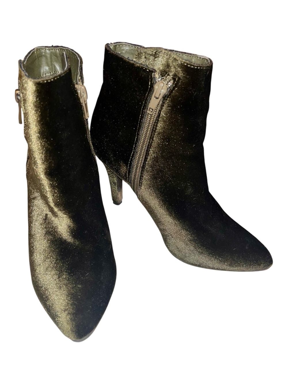 Elegant Dark Green Ankle Boots